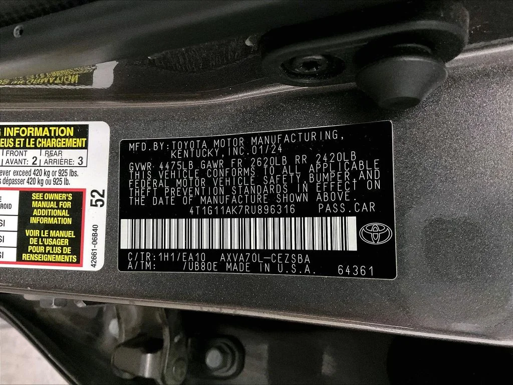 Certified Used 2024 Gray Toyota SE image 39