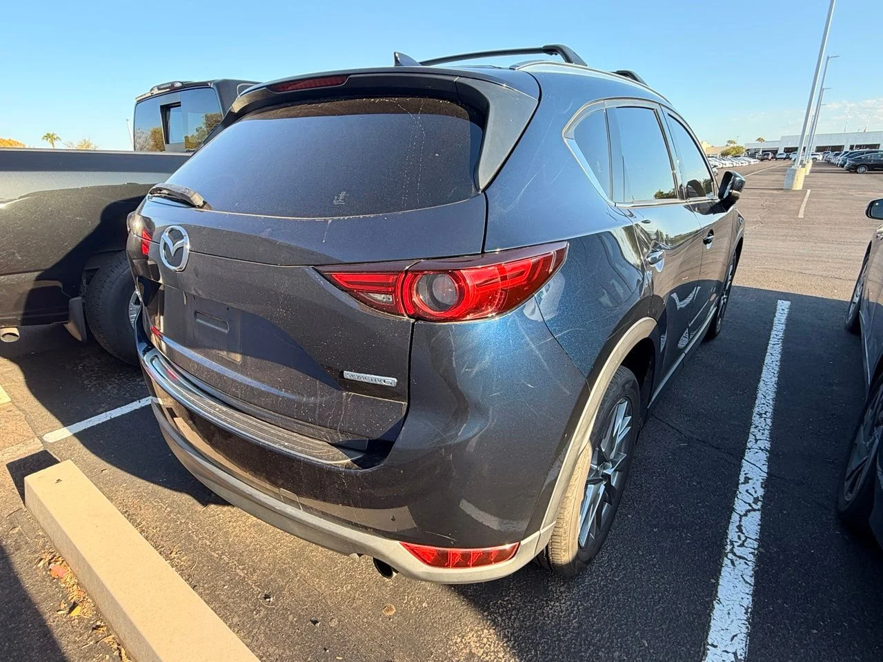 Used 2020 Deep Crystal Blue Mica Mazda Grand Touring image 4