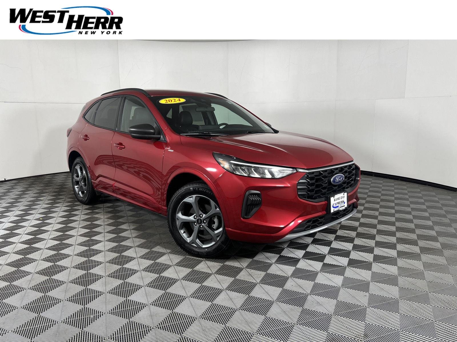 Used 2024 Rapid Red Metallic Tinted Clearcoat Ford ST-Line image 1