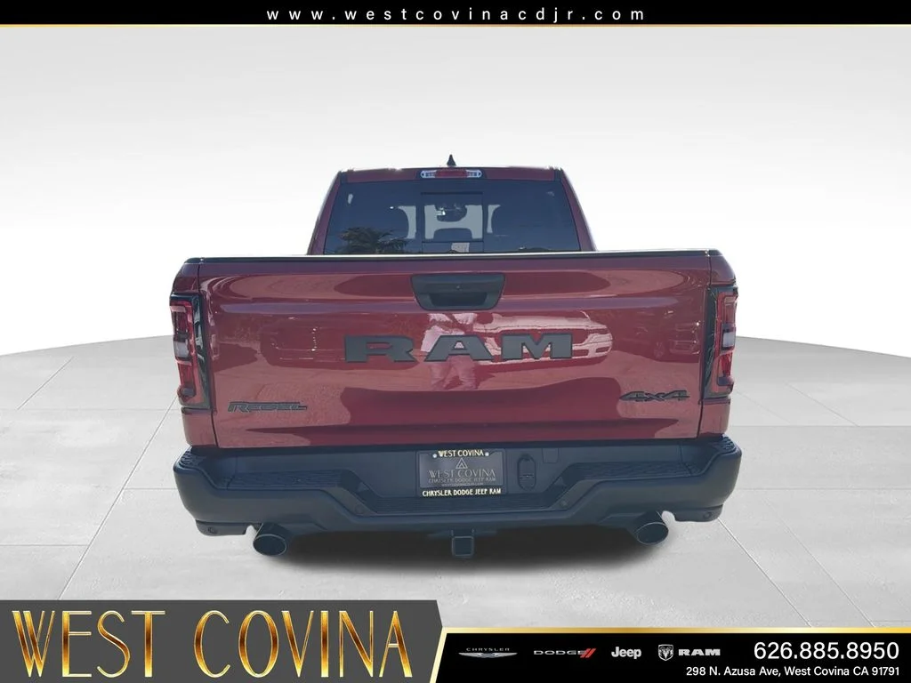 New 2026 Molten Red Pearl-Coat Exterior Paint RAM Rebel image 9