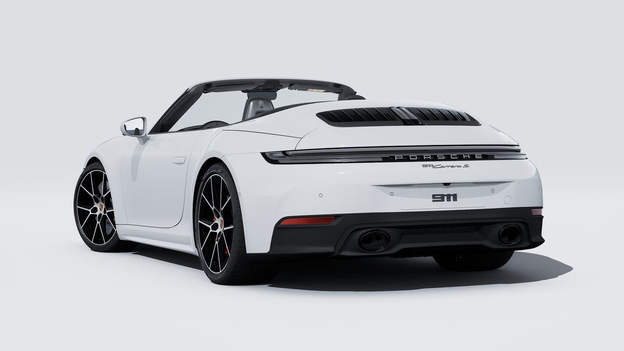 New 2027 White Porsche Carrera S Cabriolet image 3