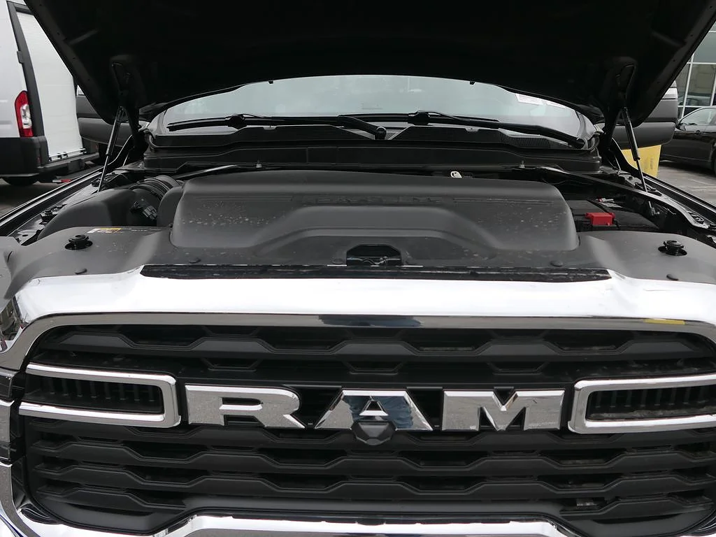 New 2026 Granite Crystal Metallic Clear Coat RAM Tradesman Crew Cab 4x4 8