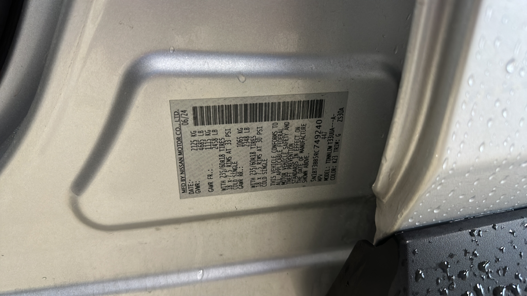 Used 2024 Brilliant Silver Metallic Nissan SV image 28