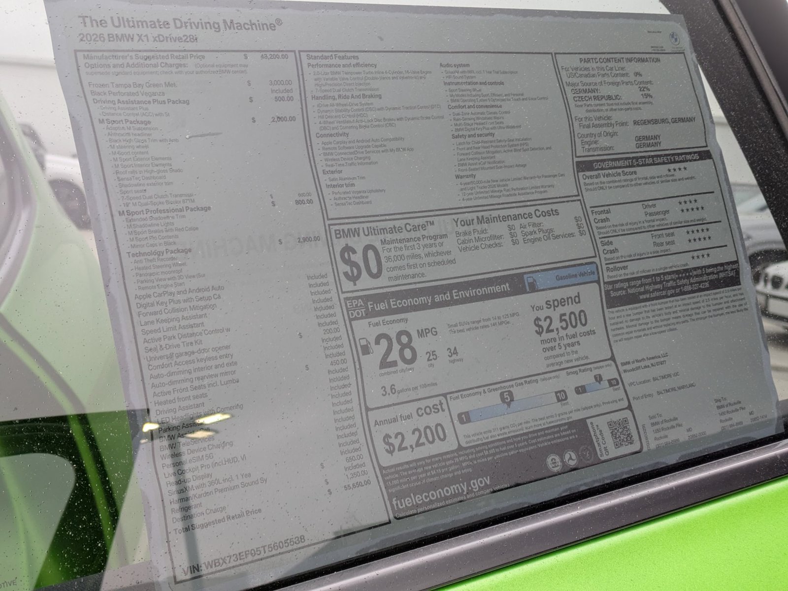Used 2026 Special Order Color BMW xDrive28i image 19