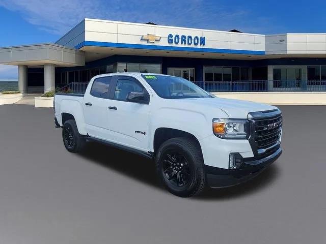 Used 2021 SUMMIT WHITE GMC 4WD AT4 w/Leather image 8