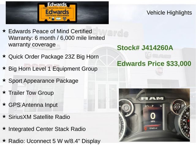 Used 2023 Blue Ram Big Horn/Lone Star image 5