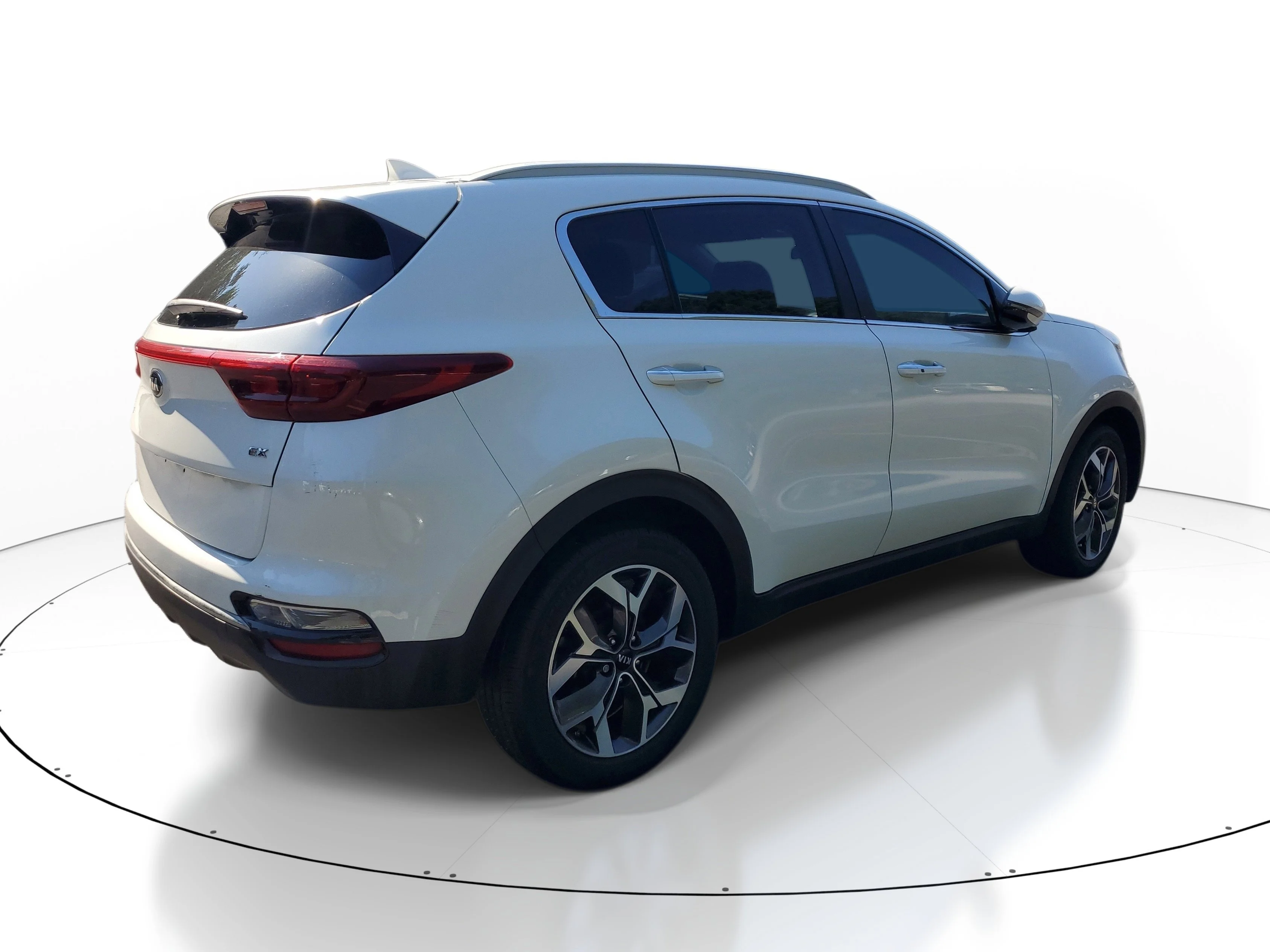 Used 2020 Snow White Pearl Kia EX image 6