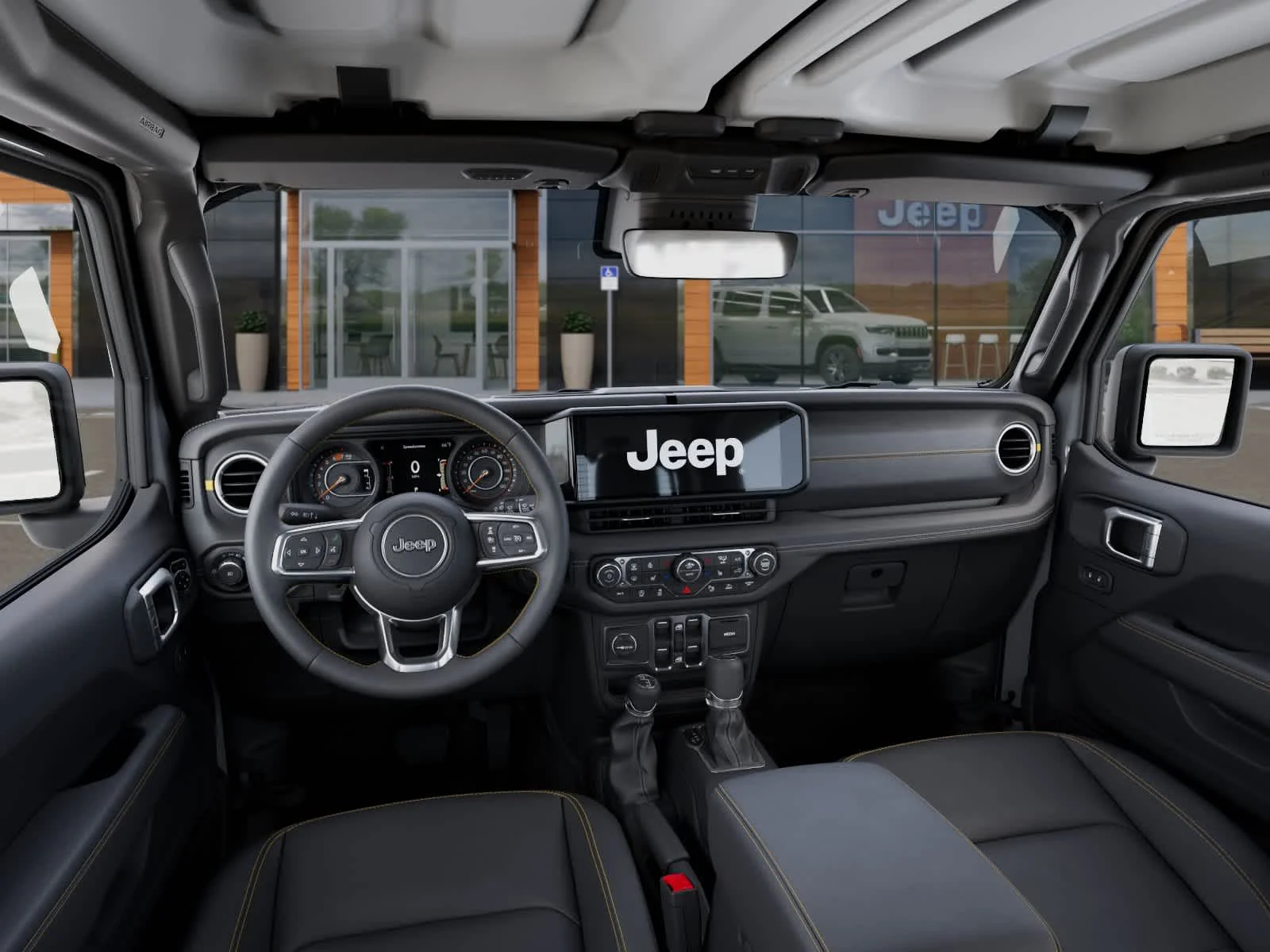 New 2026 Bright White Clearcoat Jeep Sahara image 14