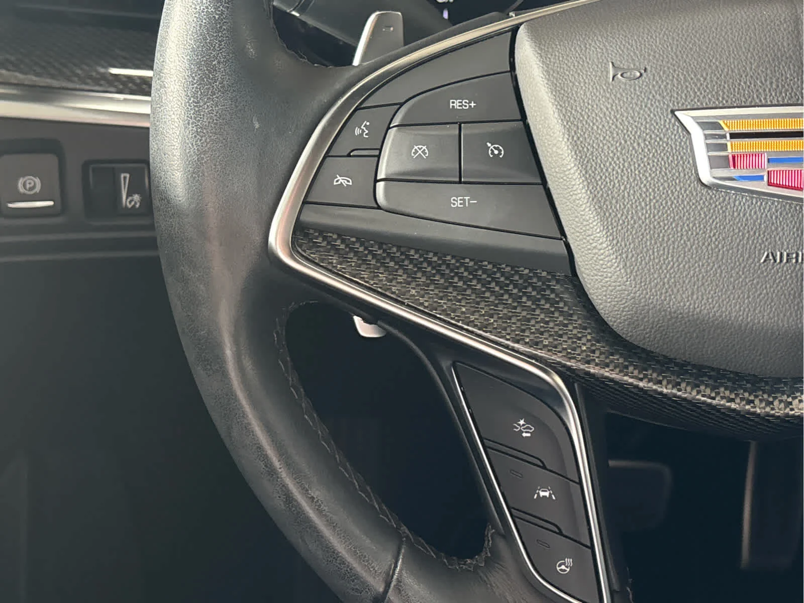 Used 2024 Stellar Black Metallic Cadillac Sport image 16