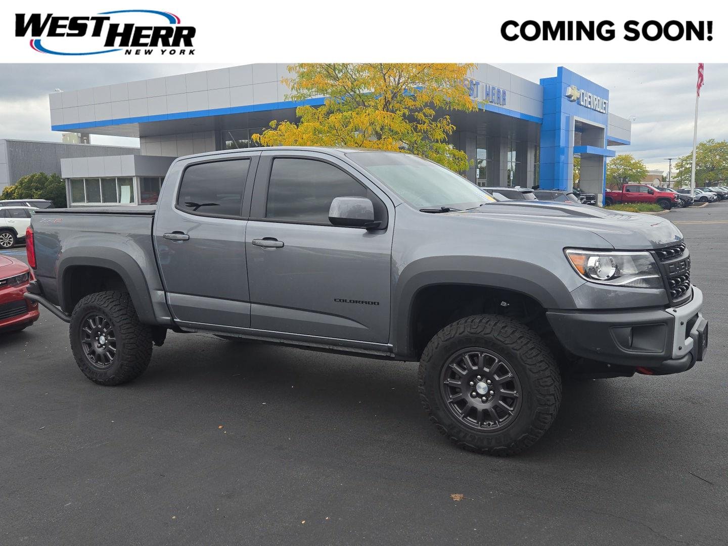 Used 2022 Satin Steel Metallic Chevrolet 4WD ZR2 image 1
