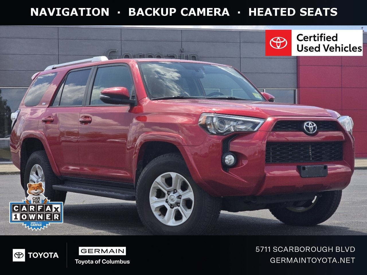 Used 2015 Red Toyota SR5 Premium image 1