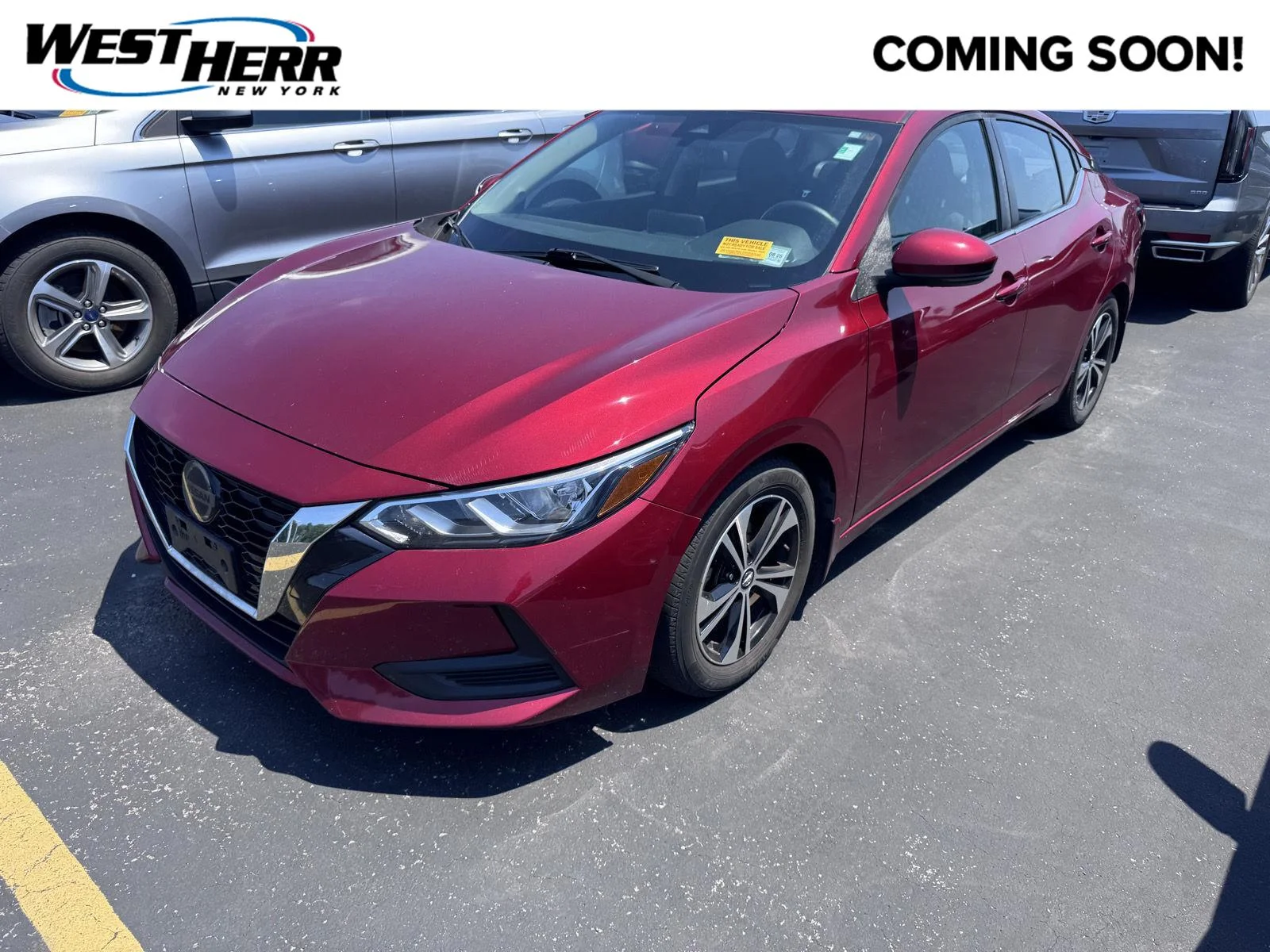 Used 2020 Scarlet Ember Nissan SV image 1