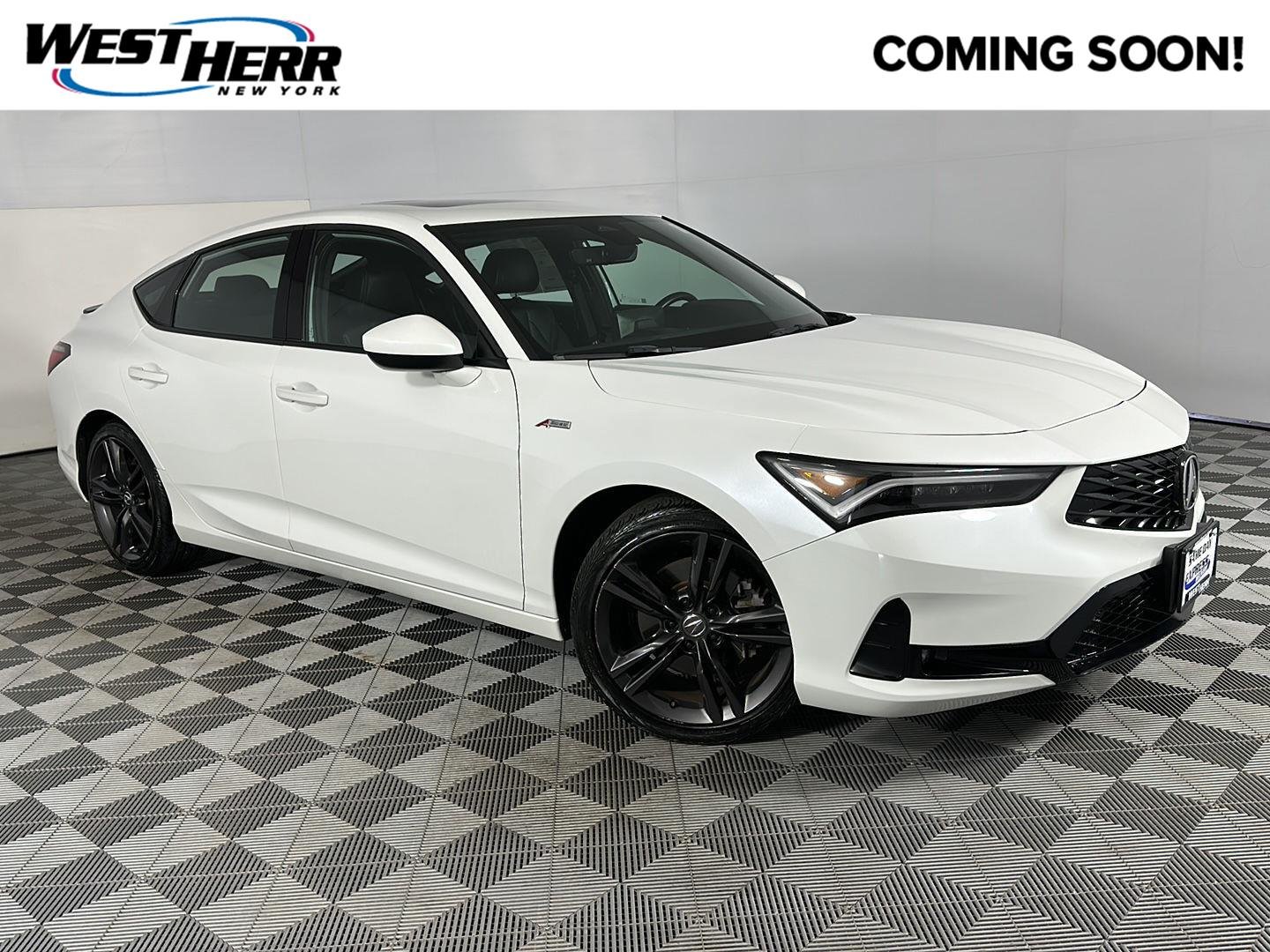 Used 2023 Platinum White Pearl Acura w/A-SPEC image 1