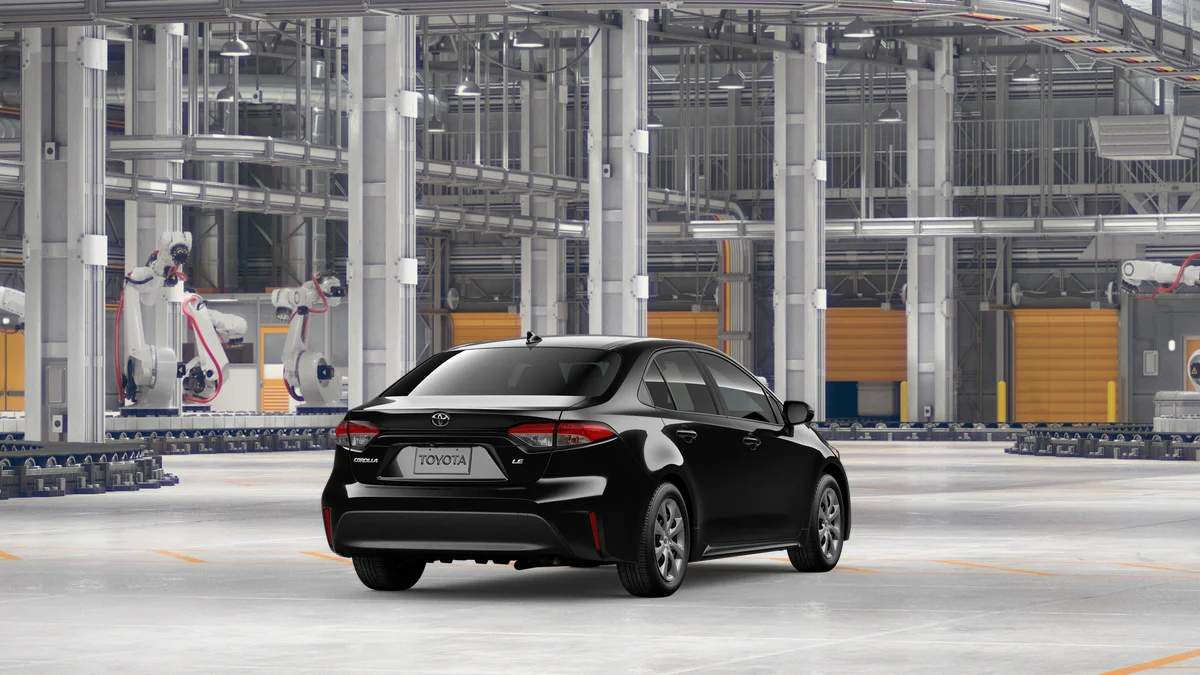 New 2026 Midnight Black Metallic Toyota LE image 9