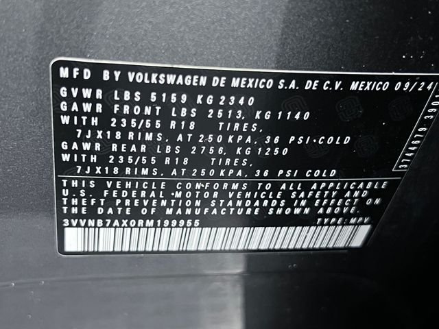 Certified Used 2024 Gray Volkswagen 2.0T SE image 28