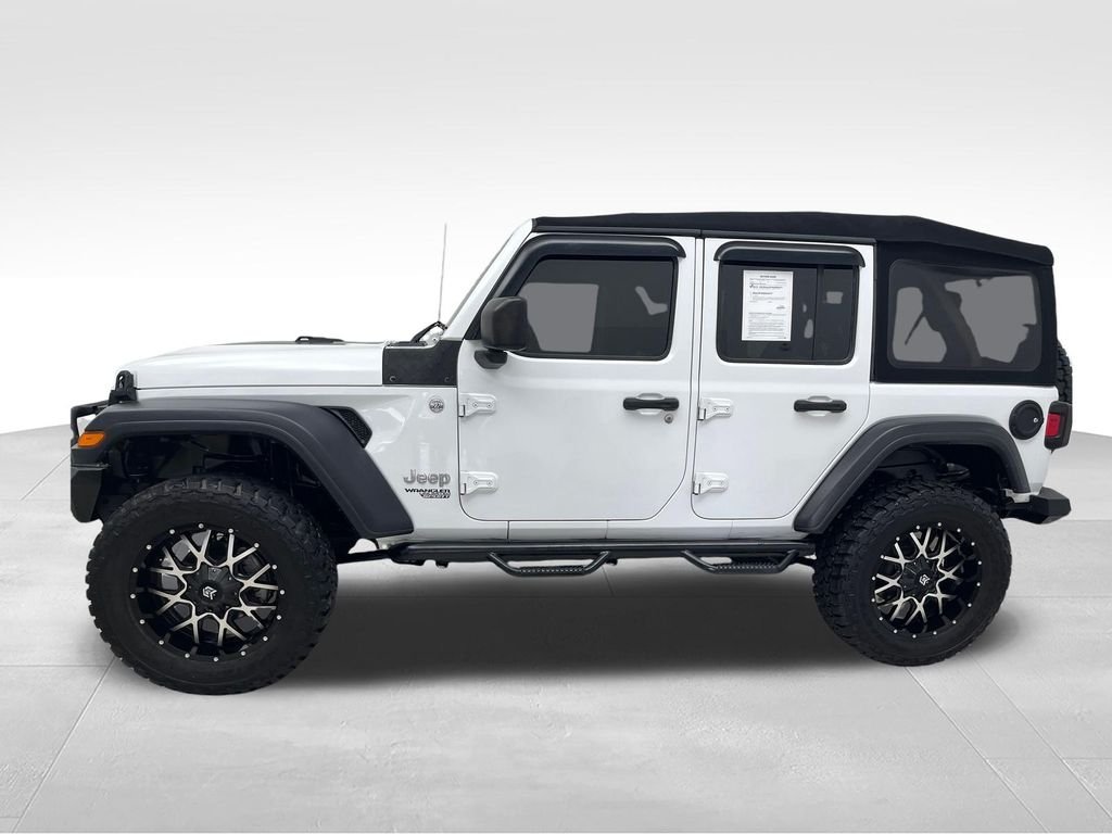 Used 2018 White Jeep Unlimited Sport image 2