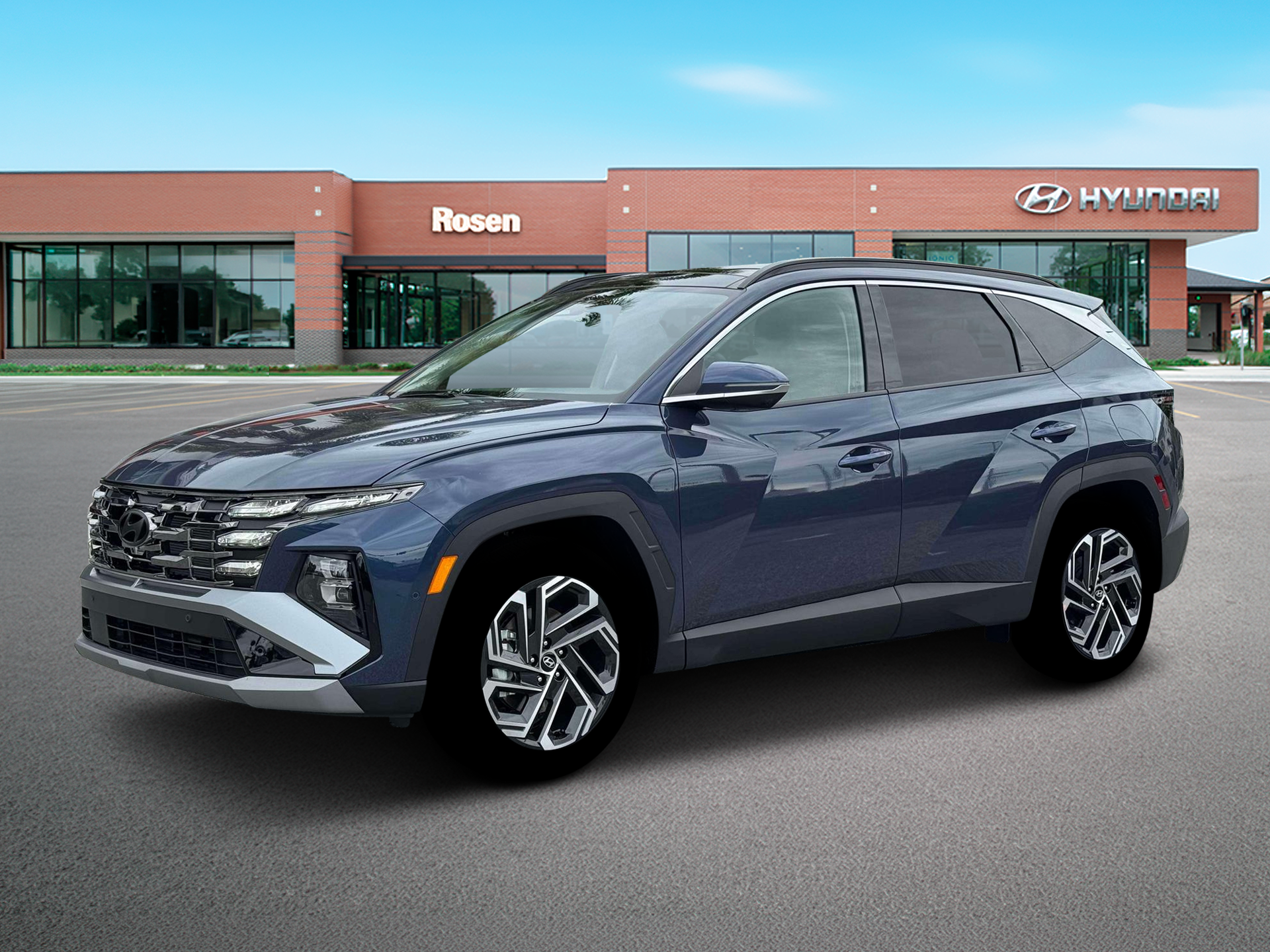 New 2026 Blue Hyundai Limited AWD image 2