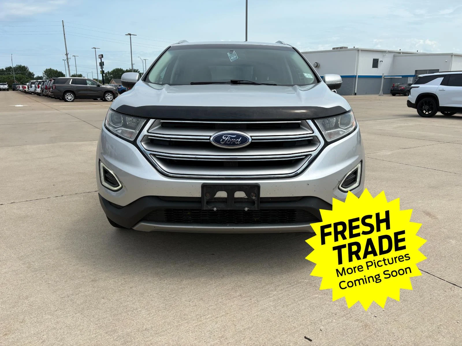Used 2015 Ford Edge Titanium with VIN 2FMTK4K95FBB28828 for sale in Charles City, IA