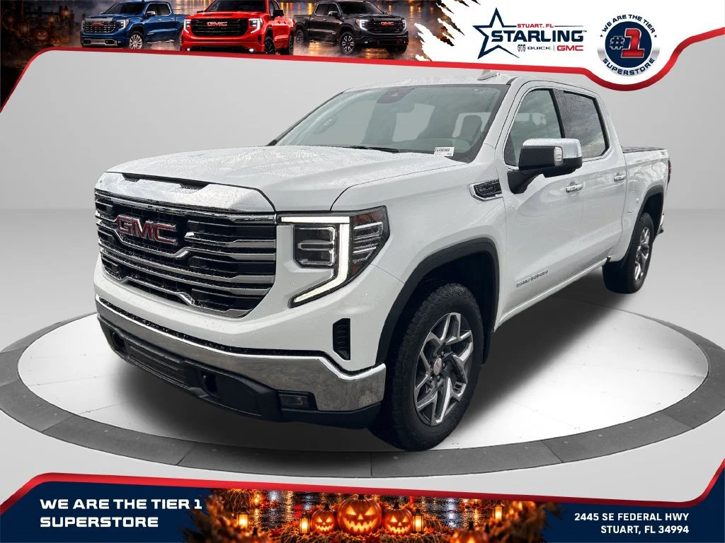 New 2026 Summit White GMC SLT image 1