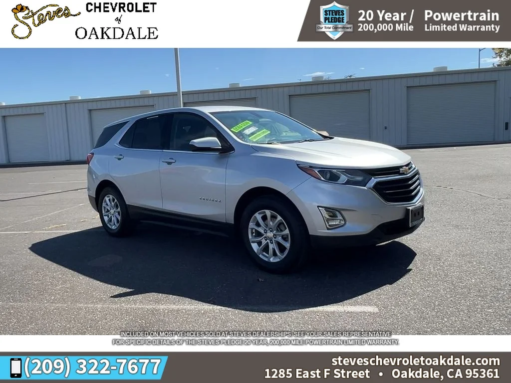 Used 2019 Chevrolet Equinox LT with VIN 3GNAXKEV1KS595802 for sale in Oakdale, CA