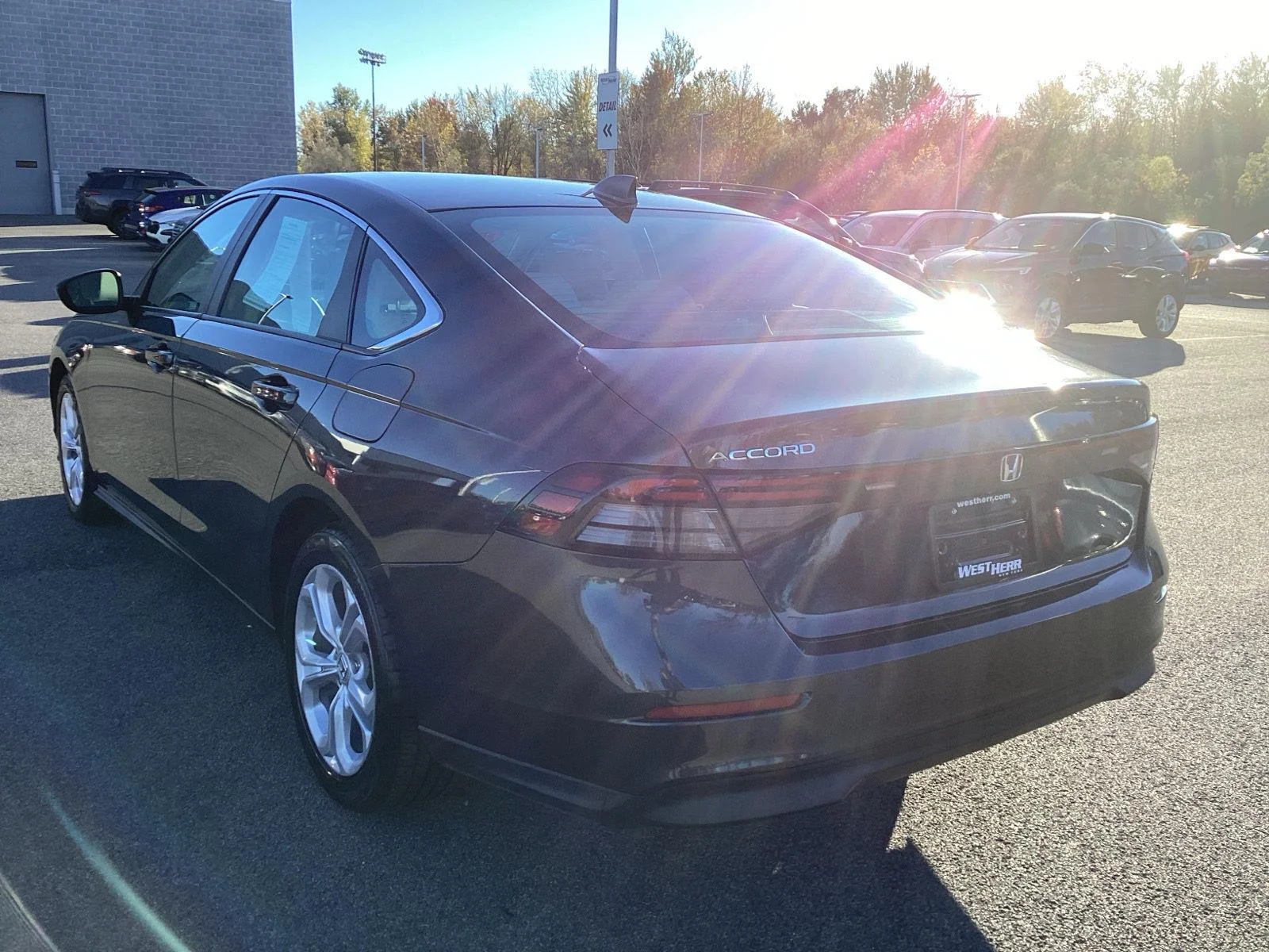 Used 2024 Meteorite Gray Metallic Honda LX image 5