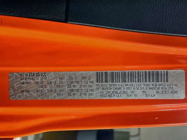 Used 2020 Orange Jeep Unlimited Rubicon image 29