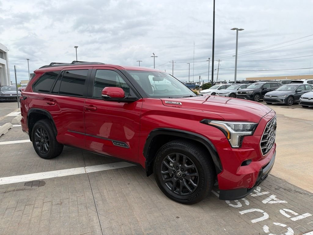 Used 2025 Supersonic Red Toyota Platinum image 3
