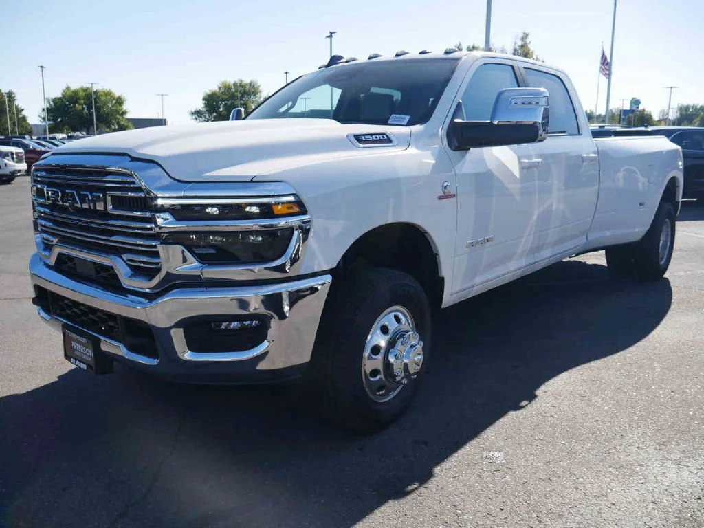 New 2026 White Ram Laramie Dually image 3