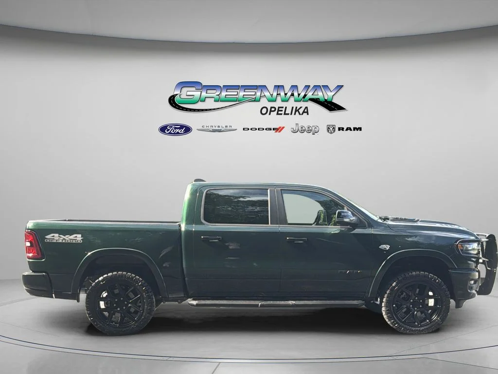 New 2026 Serrano-Green Metallic Exterior Paint RAM Laramie image 15