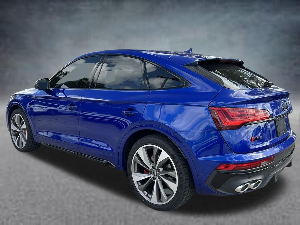 Used 2023 Blue Audi Premium Plus image 4