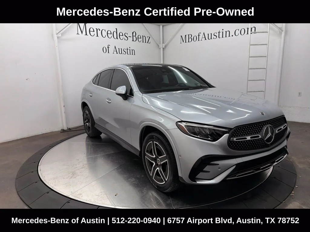 Certified Used 2026 Silver Mercedes-Benz GLC 300 Coupe image 1
