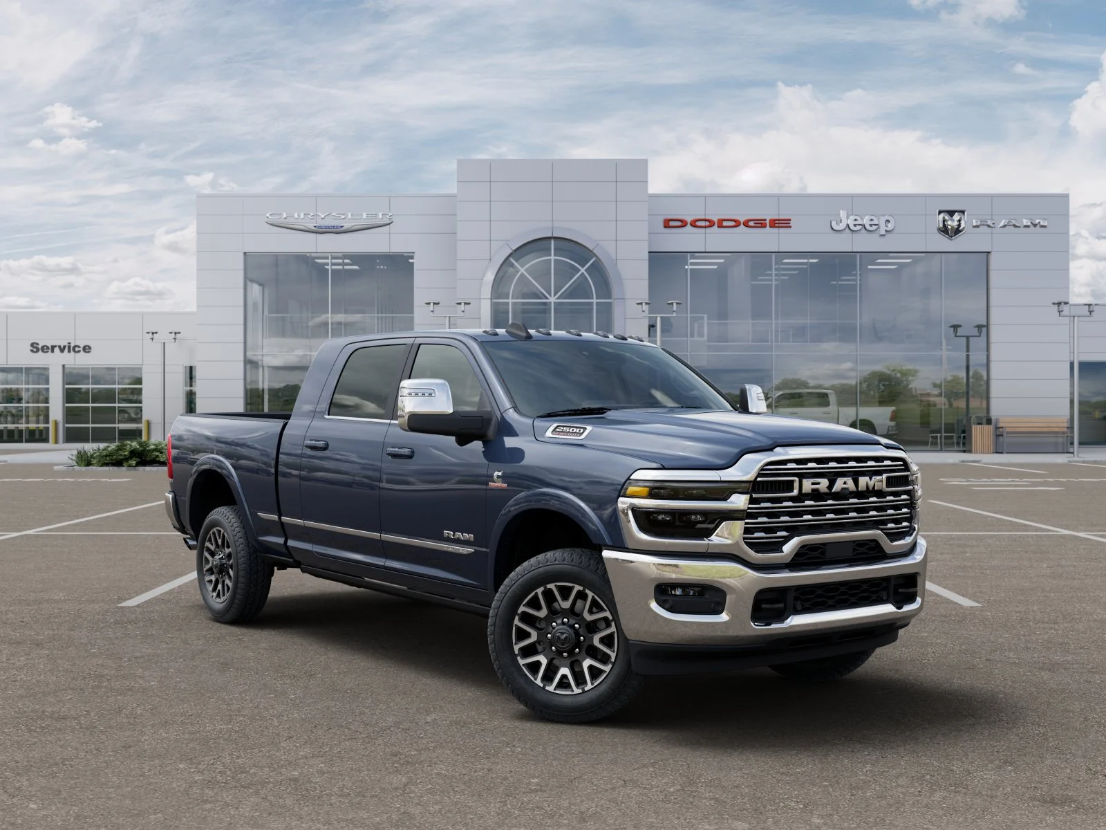 New 2025 Forged Blue Metallic Exterior Paint RAM Limited image 32