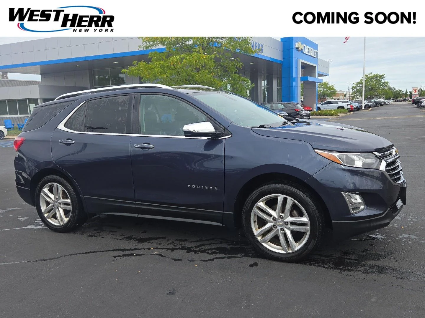 Used 2018 STORM BLUE METALLIC Chevrolet Premier image 1