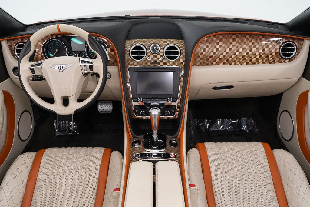 Certified Used 2017 Orange Flame over Ghost White by Mulliner PCG Bentley W12 Convertible image 29