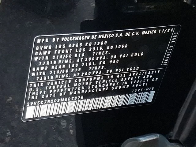 Certified Used 2025 Black Volkswagen 1.5T SE image 27