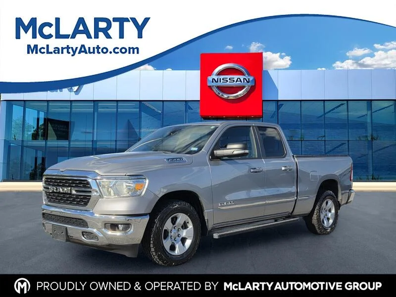 Used 2022 Billet Silver Metallic RAM LONE STAR 4X2 QUAD CAB 6