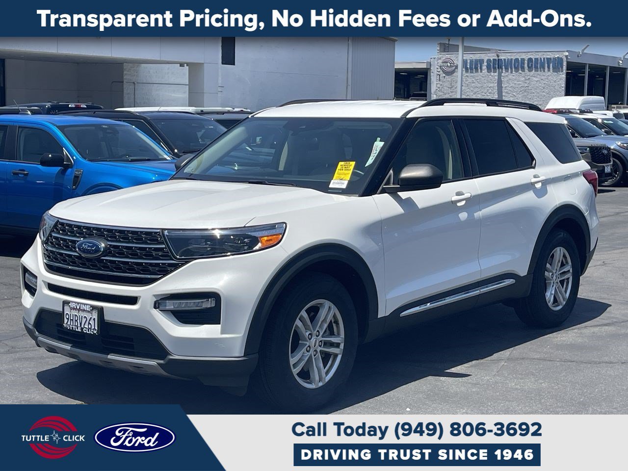 Used 2023 White Ford XLT image 2
