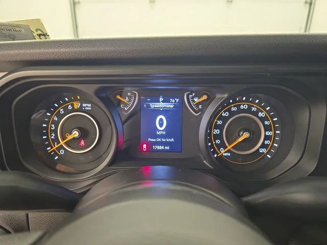 Used 2024 Bright White Clearcoat Jeep Sport image 28
