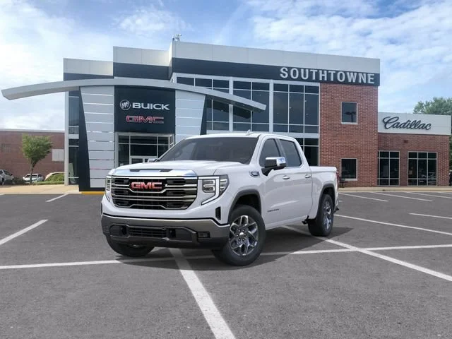 New 2026 Glacier White Tricoat GMC SLT image 8