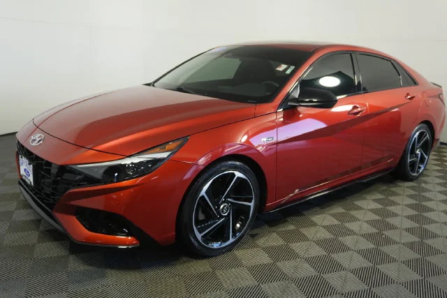 Used 2021 Lava Orange Hyundai N Line image 7