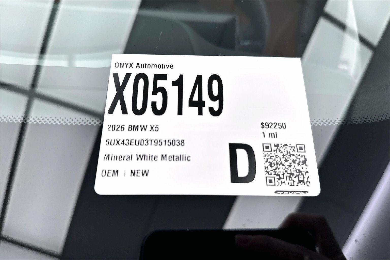 New 2026 Mineral White Metallic BMW xDrive50e image 19
