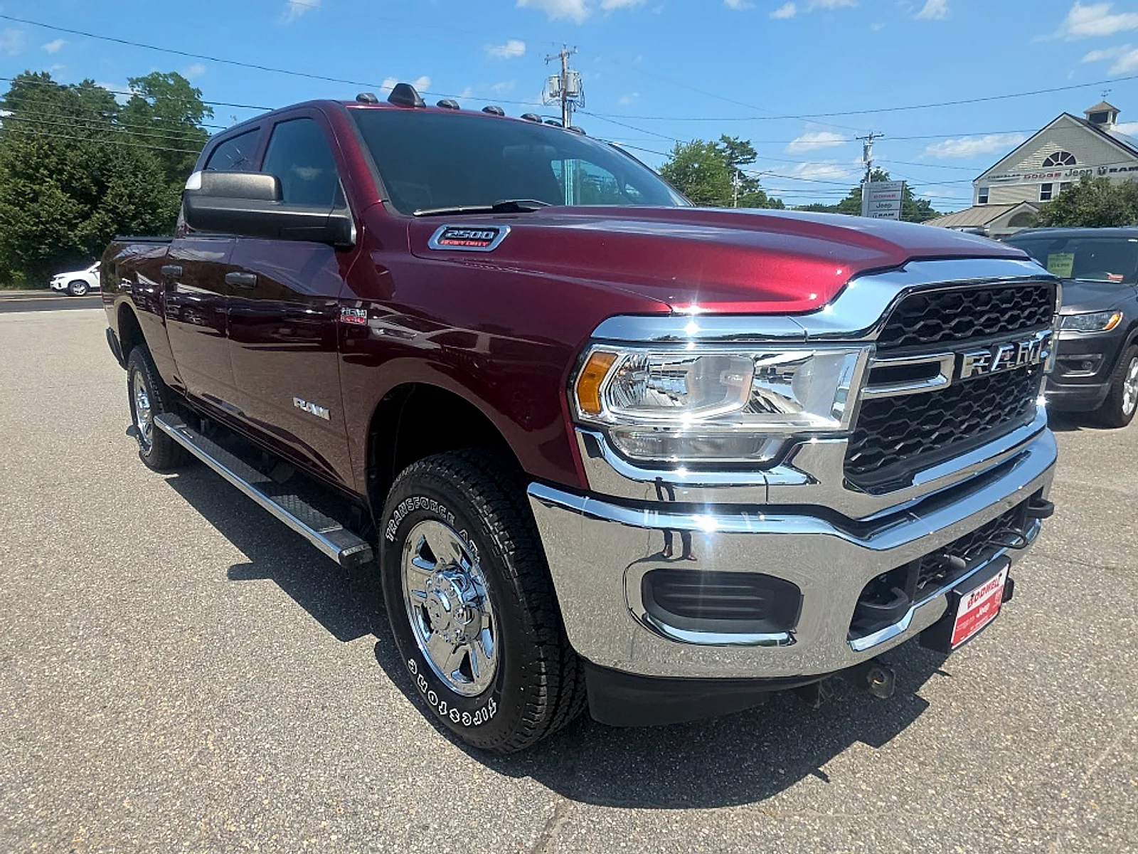 Certified Used 2021 Delmonico Red Pearlcoat Ram Tradesman Crew Cab 4x4 6