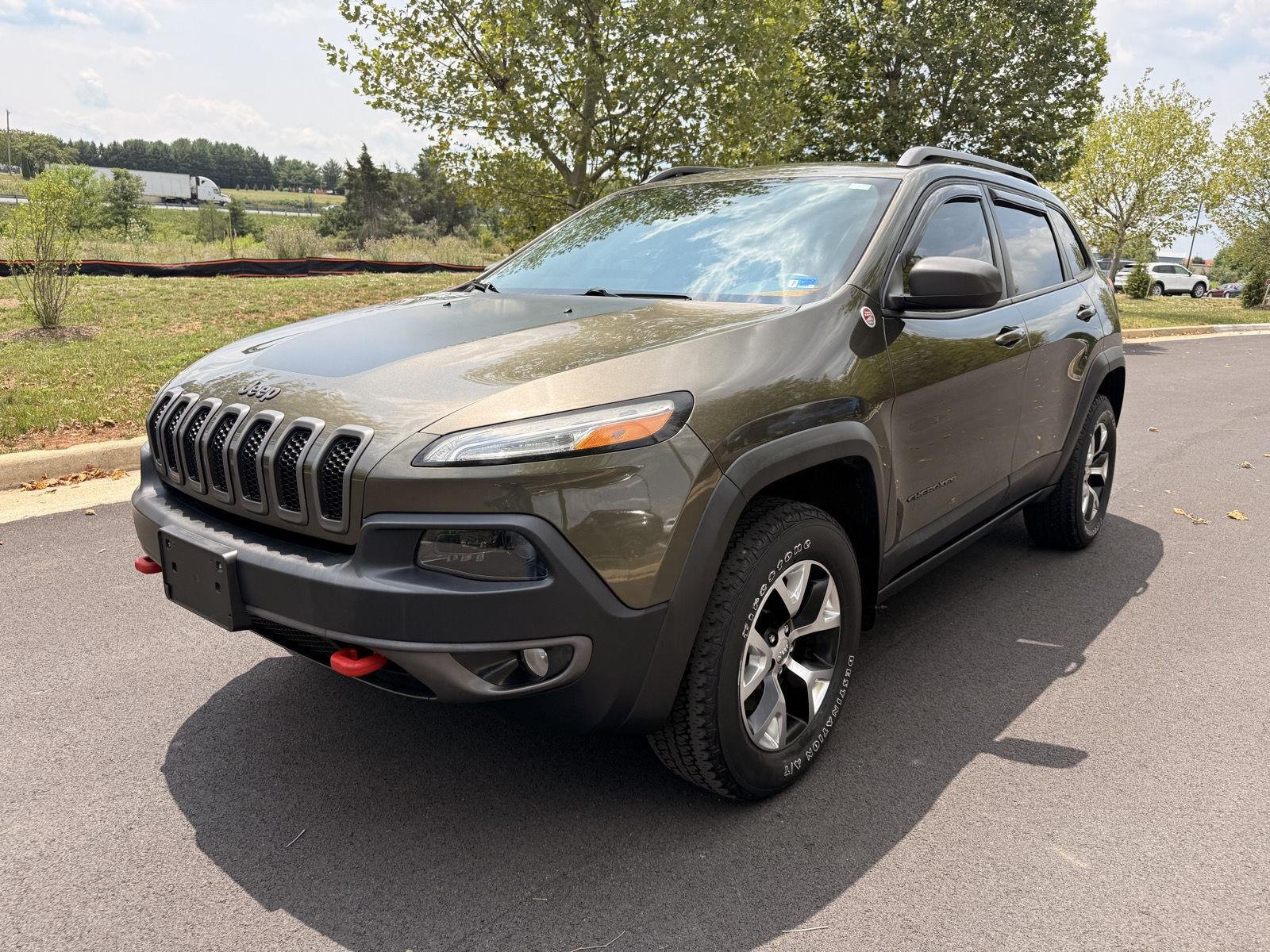Used 2015 Jeep Cherokee Trailhawk with VIN 1C4PJMBS8FW641453 for sale in Winchester, VA