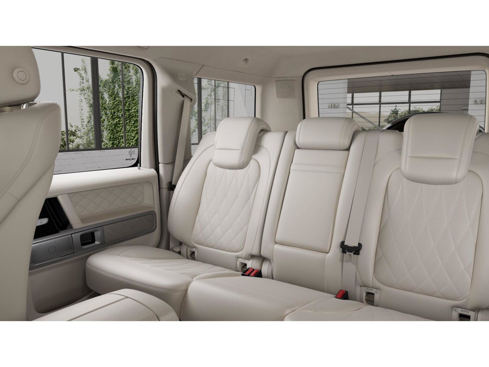 New 2027 MANUFAKTUR Moonlight White Metallic Mercedes-Benz AMG® G 63 SUV image 48