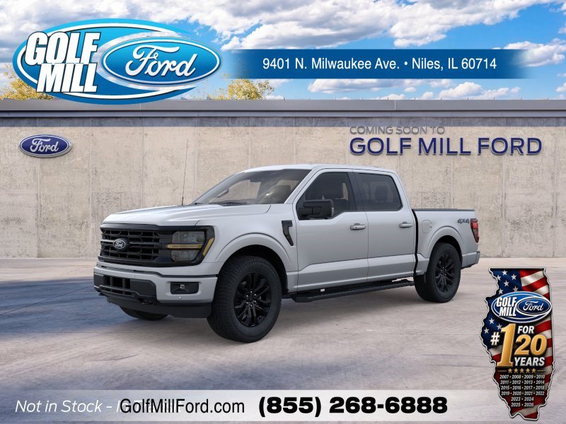 New 2026 Iconic Silver Metallic Ford XLT image 1