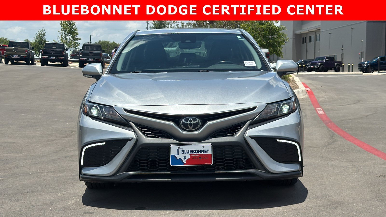 Certified Used 2023 Silver Toyota SE image 2