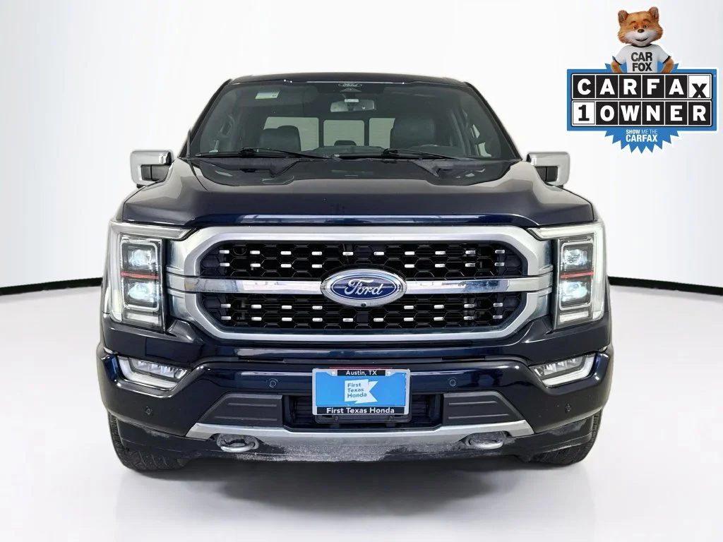 Used 2022 Blue Metallic Ford Platinum image 2