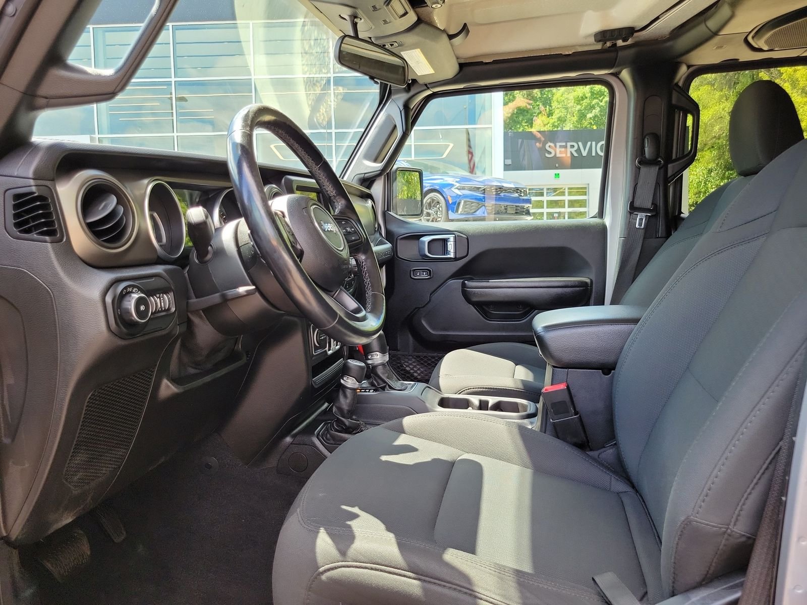 Used 2021 Silver Jeep Unlimited Sport S image 8