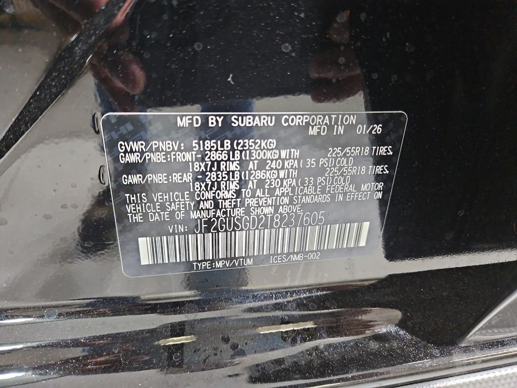 New 2026 Black Subaru Sport image 28