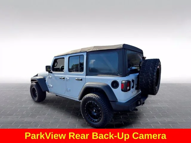 Used 2018 White Jeep Unlimited Sport S image 6